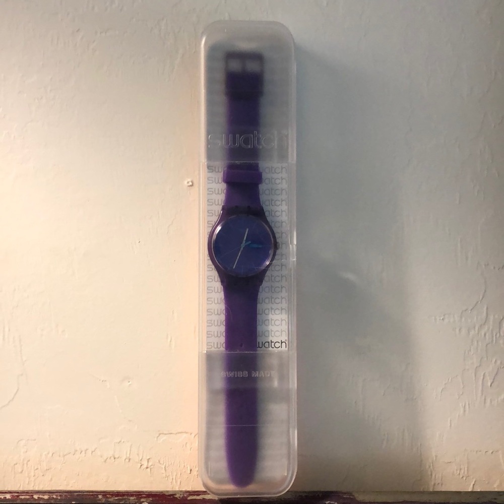Swatch Rebel New Gent Watch - Purple